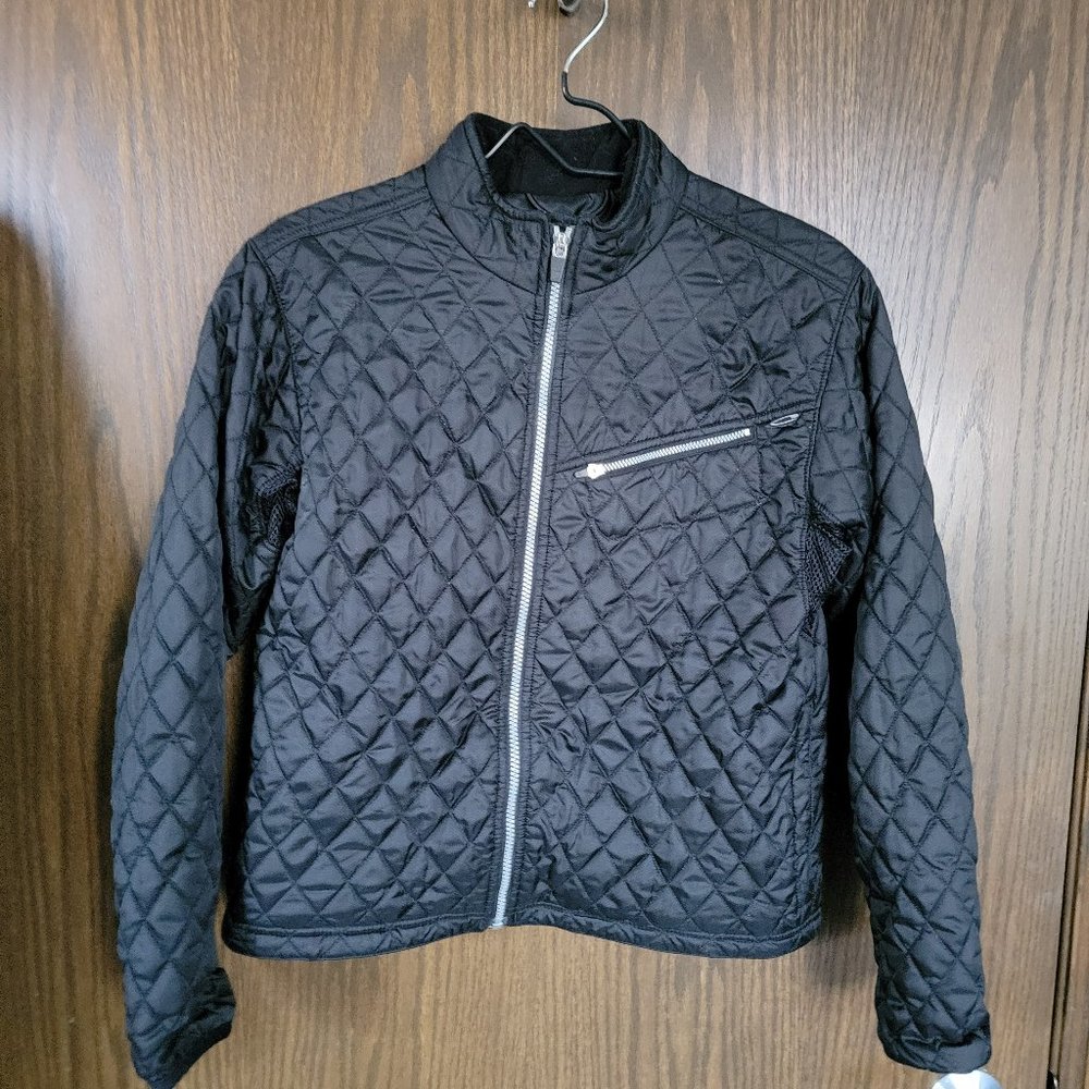 Obermeyer Black Quilted  Vented Winter Snow Jacket Size 10
